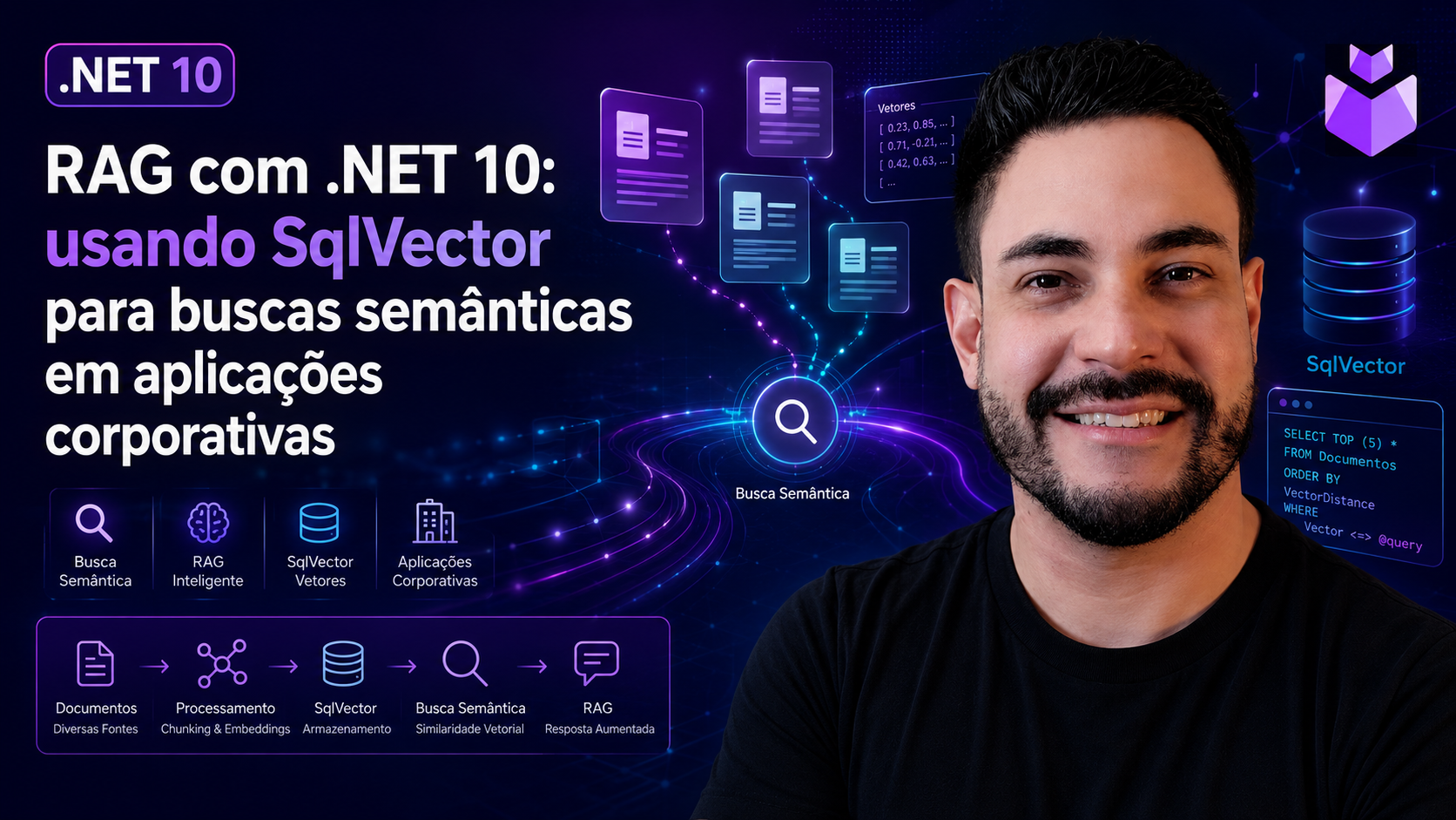 RAG com .NET 10: usando SqlVector para buscas semânticas em aplicações corporativas