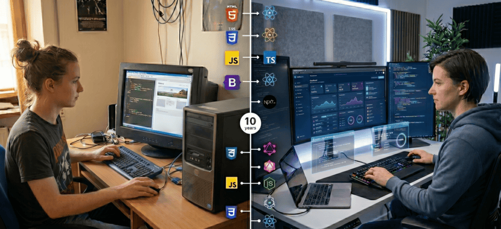 Front-end é o novo Full Stack? Uma década observando a evolução da web e da carreira de desenvolvedor